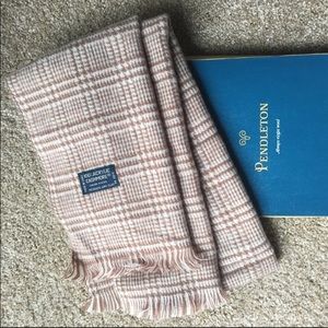Vintage Pendleton plaid scarf